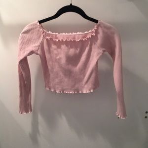 Pink Crop Top